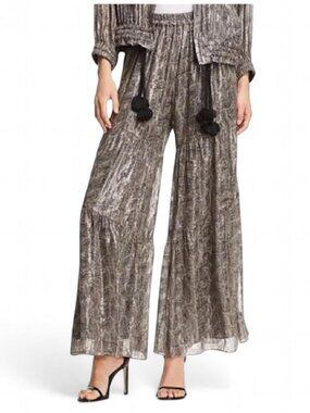 Kobi Halperin Elsie Eyelet Wide-Leg Pants